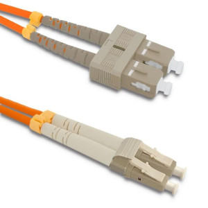 Qoltec Patchcord Światłowodowy Sc/Upc Multimode 50/125 | Om2 | Duplex | 2M
