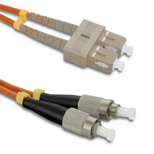 Qoltec Patchcord Światłowodowy Sc/Upc - Fc/Upc Multimode 50/125 Om2 Duplex