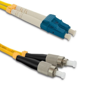Qoltec Patchcord Światłowodowy Lc/Upc-Fc/Upc Singlemode 9/125 G652D Duplex