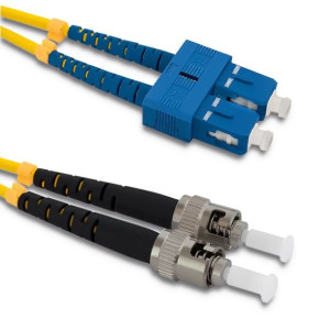 Qoltec Patchcord Światłowodowy Sc/Upc-St/Upc Singlemode 9/125 G652D Duplex