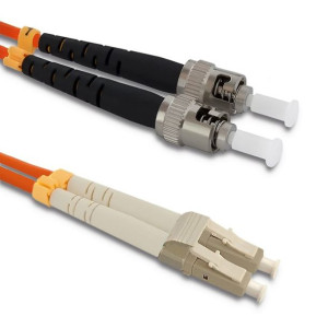Qoltec Patchcord Światłowodowy Lc/Upc-St/Upc Multimode 50/125 Om2 Duplex