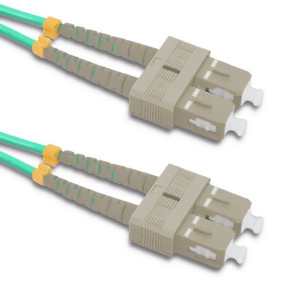 Qoltec Patchcord Światłowodowy Sc/Upc - Sc/Upc | Multimode | 50/125 | Om4