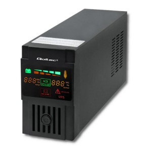 Qoltec Zasilacz Awaryjny Ups | Monolith | 800Va | 480W | Lcd | Usb