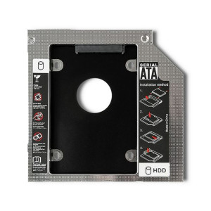Qoltec Kieszeń Na Drugi Dysk 2.5 Hdd | 12.7 Mm