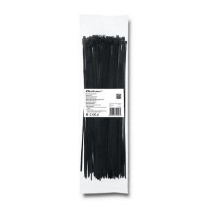 Qoltec Opaski Zaciskowe/Trytytki | 3.6*300Mm | Nylon Uv | Czarne