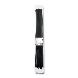 Qoltec Opaski Zaciskowe/Trytytki | 4.8*500Mm | Nylon Uv | Czarne