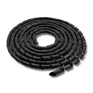 Qoltec Organizer Do Kabli 16Mm | 10M | Czarny