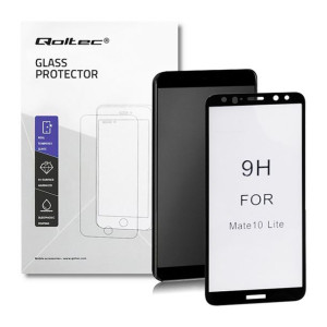 Qoltec Hartowane Szkło Ochronne Premium Do Huawei Mate 10 Lite | 5D | Pełne