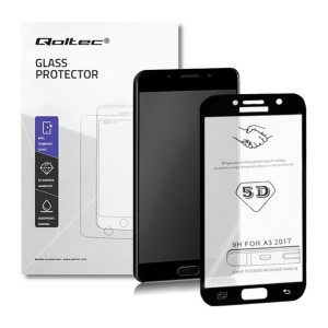 Qoltec Hartowane Szkło Ochronne Premium Do Samsung Galaxy A3 2017  5D Czarn