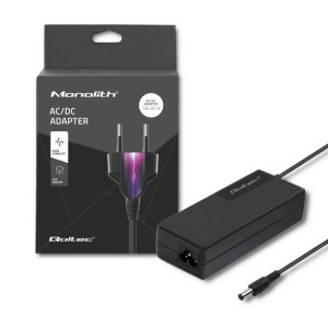 Qoltec Zasilacz Desktopowy 72W | 24V | 3A | 5.5*2.5 |+ Kabel Zasilający
