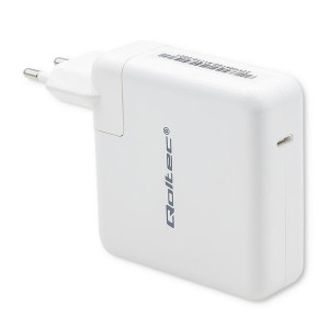 Qoltec Ładowarka Sieciowa Fast 96W | 5-20V | 3- 4.7A | Usb C Pd | Biała