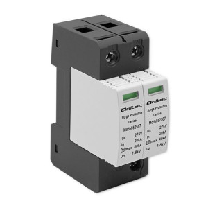 Qoltec Ogranicznik Ochronnik Przepięć Ac | 2P | 275V | T2 |B+C
