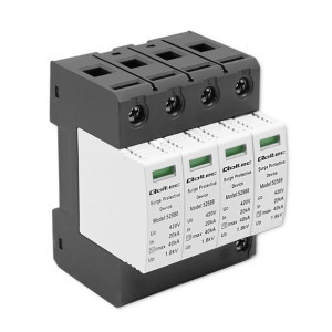 Qoltec Ogranicznik Ochronnik Przepięć Ac | 4P | 420V | T2 | B+C