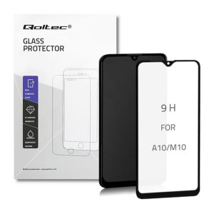 Qoltec Hartowane Szkło Ochronne Premium Do Samsung Galaxy A10 | 6D | Czarne