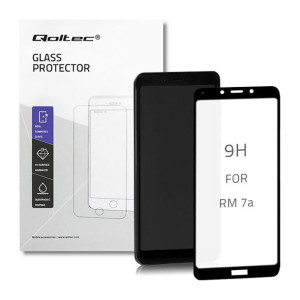 Qoltec Hartowane Szkło Ochronne Premium Do Xiaomi Redmi 7A | 9D | Czarne