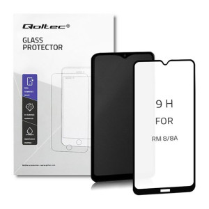 Qoltec Hartowane Szkło Ochronne Premium Do Xiaomi Redmi 8A | 6D | Czarne