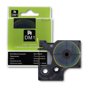 Qoltec Rurka Termokurczliwa Do Drukarek Dymo D1/Dm1 9Mm*1.5M Żółta Czarny