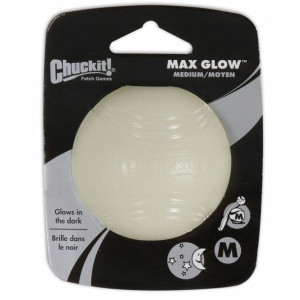Świecąca w ciemności piłka dla psa MEDIUM MAX GLOW