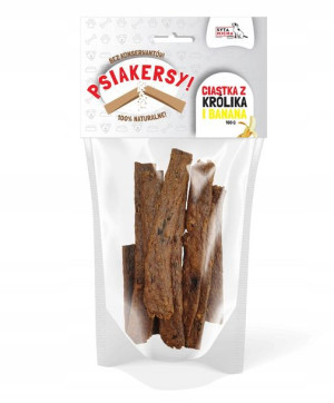 SYTA MICHA PSIAKERSY dla psa Królik z bananem 100g