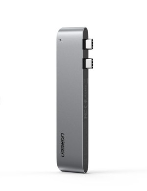 Adapter 6 W 2 Ugreen Cm251 Hub Usb-C Dla Macbook Air / Pro (Szary)