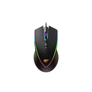 Mysz Gamingowa Havit Ms1017 Rgb 800-6400 Dpi (Czarna)