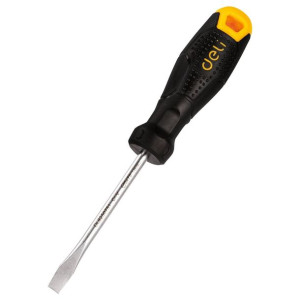 Wkrętak Płaski Deli Tools Edl6250751, 5X75Mm (Czarny)