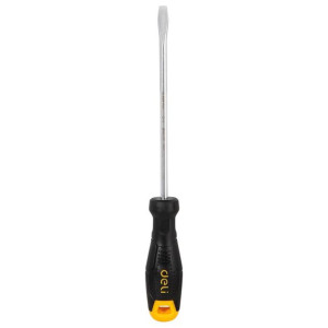 Wkrętak Płaski Deli Tools Edl6261501, 6X150Mm (Czarny)