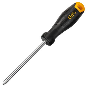 Wkrętak Krzyżakowy Deli Tools Edl625075, Ph1X75Mm (Czarny)