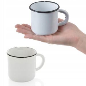 Kubek Emaliowany Turystyczny Ucho Metalowy 300ml