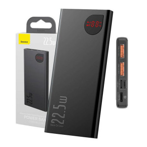 Powerbank Baseus Adaman Metal, 10000Mah, 22.5W (Czarny)