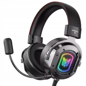 Słuchawki Gamingowe Onikuma K3 RGB czarne