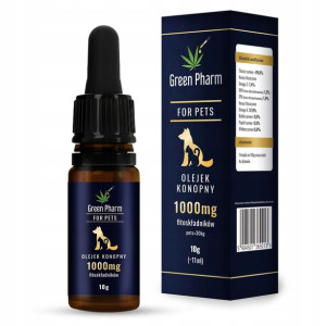 Green Pharm CERTYFIKOWANY Olejek CBD 10% dla psa
