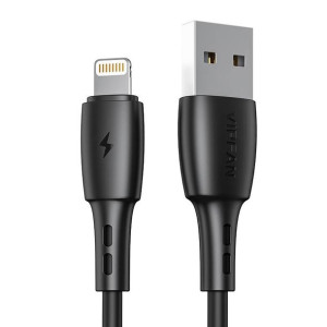 Kabel Usb Do Lightning Vipfan Racing X05, 3A, 3M (Czarny)