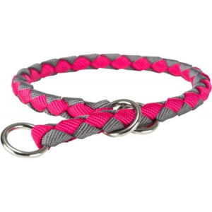 TRIXIE Obroża zaciskowa CAVO fuksja-grafit S-30-36cm x 12mm