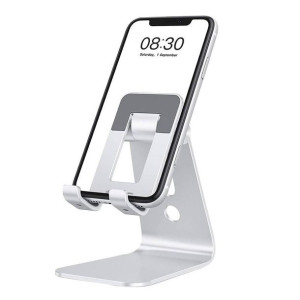 Stojak Regulowany Na Telefon Omoton C3 (Srebrny)