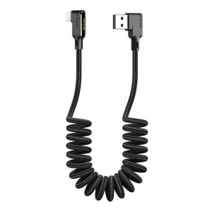 Kabel Usb Do Lightning, Mcdodo Ca-7300, Kątowy, 1.8M (Czarny)