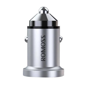 Ładowarka Samochodowa Romoss Au420T, Usb-C + Usb, Pd + Qc 20W (Srebrna)