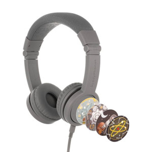 Słuchawki Przewodowe Dla Dzieci Buddyphones Explore Plus (Szare)
