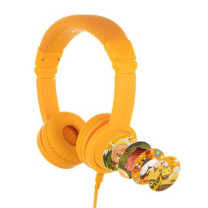 Słuchawki Przewodowe Dla Dzieci Buddyphones Explore Plus (Żółte)