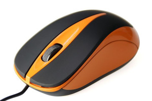 Mysz Optyczna 800Dpi Czarno-Pomaranczowa Mt1091O