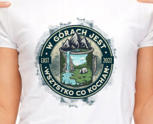 T-shirt Damski Koszulka Damska Góry Nowość 2022