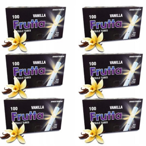 Gilzy klikane owocowe FRUTTA 6x100 szt WANILIA