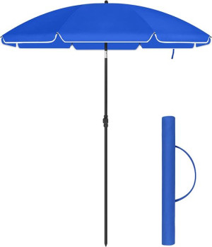 SONGMICS Parasol plażowy, Ø 200 cm
