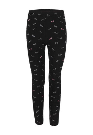 Dziewczęce legginsy w drobny wzór N-GUSSIE JUNIOR 158-164