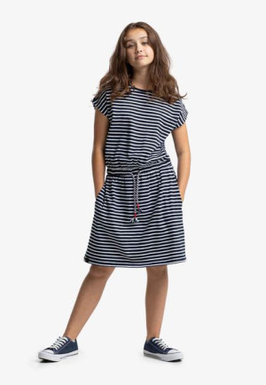 Sukienka dziewczęca w paski G-SAIL JUNIOR 134-140