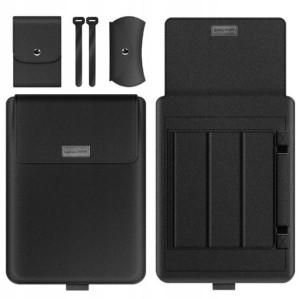 Etui Pokrowiec Na Laptopa Z Funkcją Podstawki 15\'\' Czarny