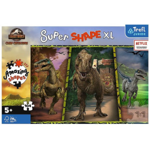 Puzzle 104 Elementy Xl Super Shape Dinozaury Jurassic World