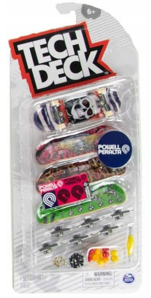 Tech Deck Fingerboard - Zestaw 4Pk Powell Peralt