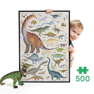 Puzzle 500 Elementów Puzzlove Dinozaury