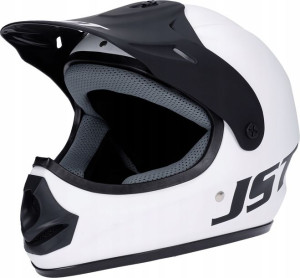 Kask rower biały dla 6 7 LATKA